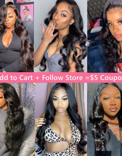 Load image into Gallery viewer, 13X4 Body Wave Lace Front Wig Human Hair Wigs for Black Women Brazilian Pre-Plucked HD 4X4 5X5 Lace Closure Loose Deep Wave Wigs
