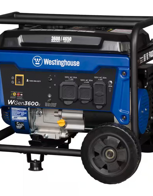 Load image into Gallery viewer, 4,650/3,600-Watt Dual Fuel Gas and Propane Powered Portable Generator with Remote Electric Start
