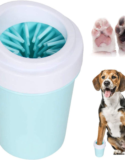 Load image into Gallery viewer, Dog Paw Cleaner Pet Paw Washer for Dogs Muddy Paws Cleaner Paw Brushes Easy Disassemble and Install Dog Foot Washer
