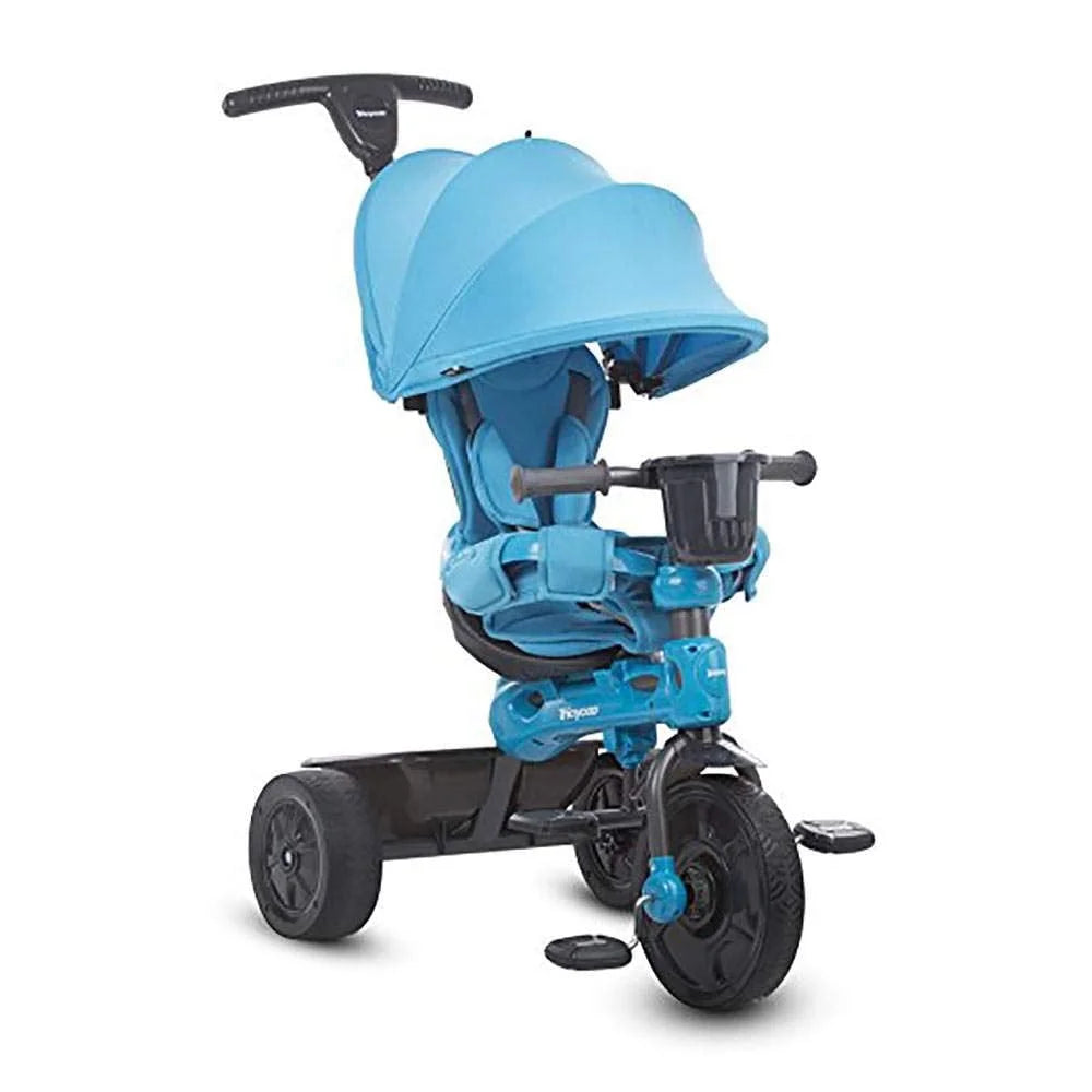 Tricycoo 4-In-1 Baby Tricycle for Kids, Blue