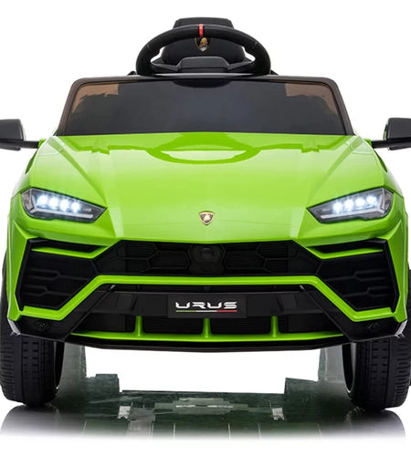 Lamborghini Urus 12V Electric Powered Ride on Car Toys for Girls Boys, Green Kids Electric Vehicles Ride on Toys with Remote Control, Foot Pedal, MP3 Player and LED Headlights, CL61
