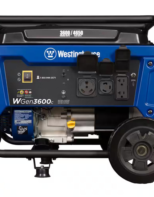 Load image into Gallery viewer, 4,650/3,600-Watt Dual Fuel Gas and Propane Powered Portable Generator with Remote Electric Start
