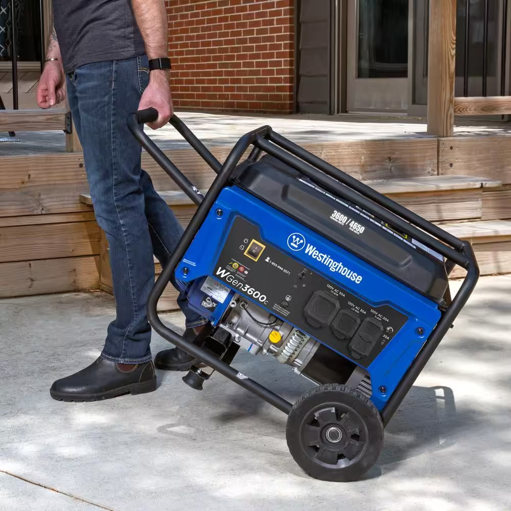 4,650/3,600-Watt Dual Fuel Gas and Propane Powered Portable Generator with Remote Electric Start