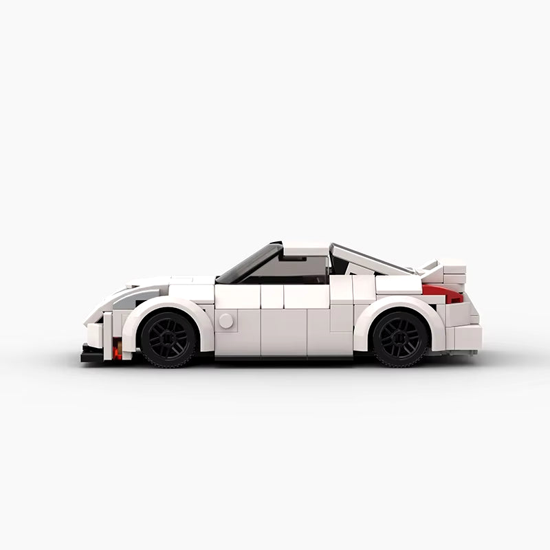 206Pcs 350Z Moc Speed Champions Racer Cars City Sports Vehicle Building Blocks Creative Garage Toys for Boys