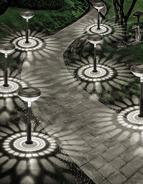 Load image into Gallery viewer, Solar Pathway Lights 6 Pack, Waterproof Solar Outdoor Lights, LED Landscape Lighting for Walkway Yard Garden Lawn Patio (Multicolor &amp; Warm White)
