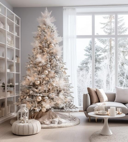 48 Inch Christmas Tree Plush Skirt Decoration for Merry Christmas Party Faux Fur Christmas Tree Skirt Decorations