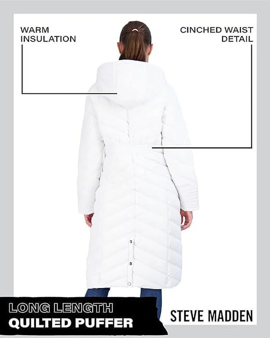 Women’S Winter Jacket – Long Length Quilted Maxi Puffer Parka Coat (S-3X)