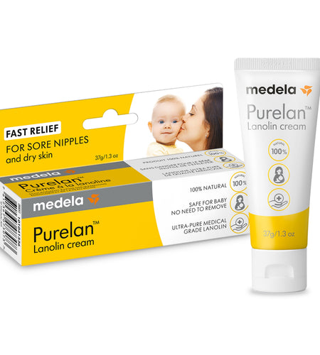 Purelan Lanolin Cream for Breastfeeding 100% All Natural Safe for Mom and Baby, 101041777, 1.3 Ounce