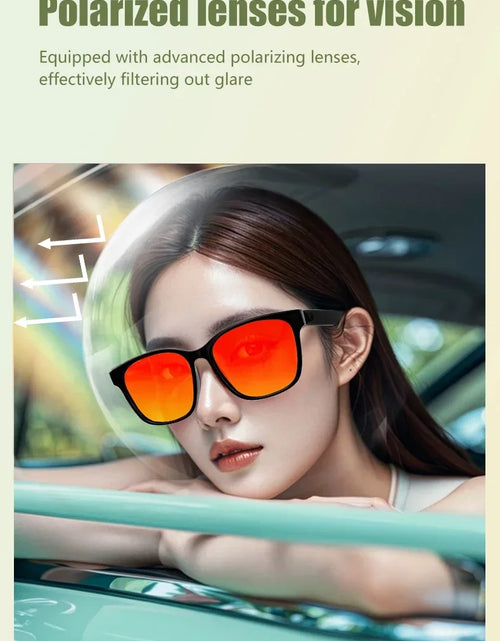 Load image into Gallery viewer, 2024 Smart Sunglasses Bluetooth Glasses Listening to Music, Calling, Navigation, Anti UV Polarization Lens Suitable for Driving
