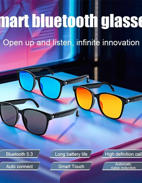 Load image into Gallery viewer, 2024 Smart Sunglasses Bluetooth Glasses Listening to Music, Calling, Navigation, Anti UV Polarization Lens Suitable for Driving
