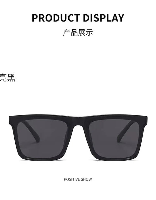 Load image into Gallery viewer, Retro Vintage Square Frame Sunglasses Women Brand Designer Black Cool Men Sun Glasses UV400 Shades Protection Eyeglasses Goggles
