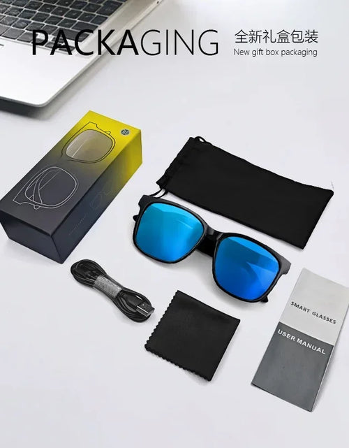 Load image into Gallery viewer, 2024 Smart Sunglasses Bluetooth Glasses Listening to Music, Calling, Navigation, Anti UV Polarization Lens Suitable for Driving
