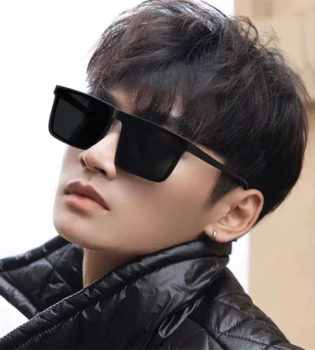 Retro Vintage Square Frame Sunglasses Women Brand Designer Black Cool Men Sun Glasses UV400 Shades Protection Eyeglasses Goggles