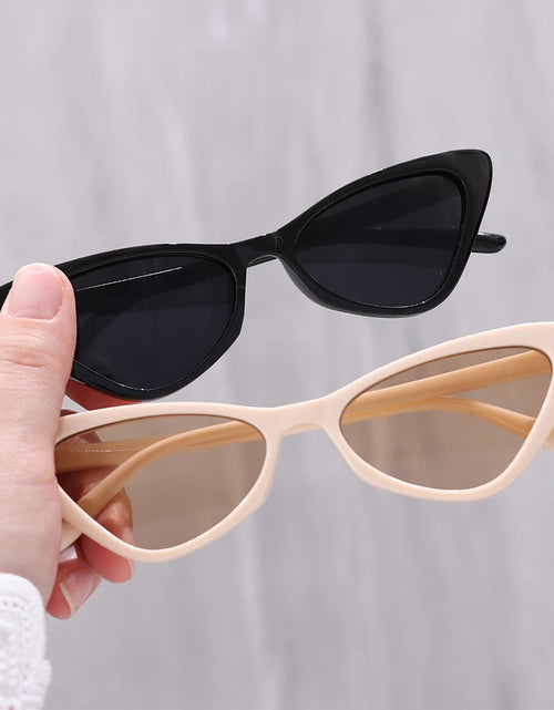 Load image into Gallery viewer, Triangle Cat Eye Sunglasses for Women Small Frame Retro Cateye Sun Glasses Luxury Brand Designer UV400 Protection Eyewear Shades
