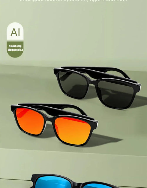 Load image into Gallery viewer, 2024 Smart Sunglasses Bluetooth Glasses Listening to Music, Calling, Navigation, Anti UV Polarization Lens Suitable for Driving
