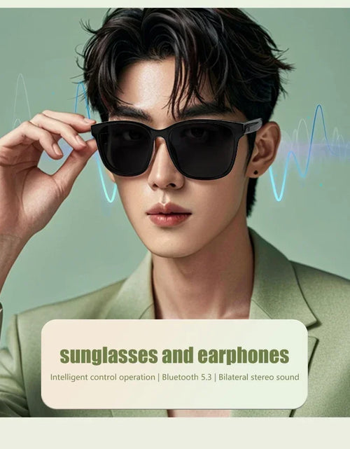 Load image into Gallery viewer, 2024 Smart Sunglasses Bluetooth Glasses Listening to Music, Calling, Navigation, Anti UV Polarization Lens Suitable for Driving
