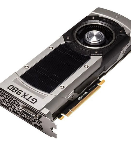 Geforce GTX 980 - Graphics Card - GF GTX 980 - 4 GB GDDR5 - Pcie 3.0 X16 - DVI, HDMI, 3 X Displayport - Black, Silver
