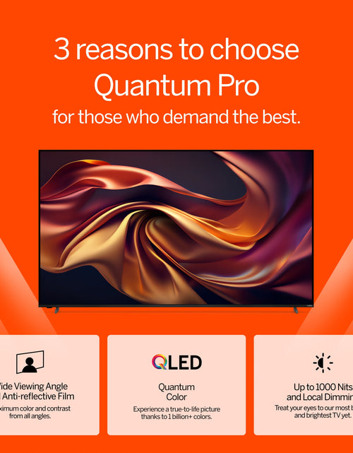 Load image into Gallery viewer, 75&quot; Class Quantum Pro 4K QLED HDR Smart TV (NEW) VQP75C-84
