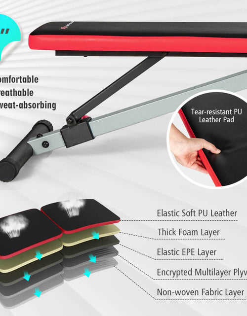 Load image into Gallery viewer, Multi-Function Weight Bench with Adjustable Backrest
