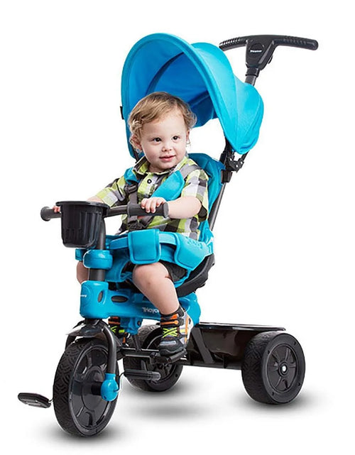 Load image into Gallery viewer, Tricycoo 4-In-1 Baby Tricycle for Kids, Blue
