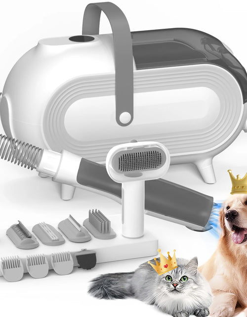 Load image into Gallery viewer, Dog Grooming Kit 2L Pet Hair Grooming Vacuum with 5 Pet Grooming Tools
