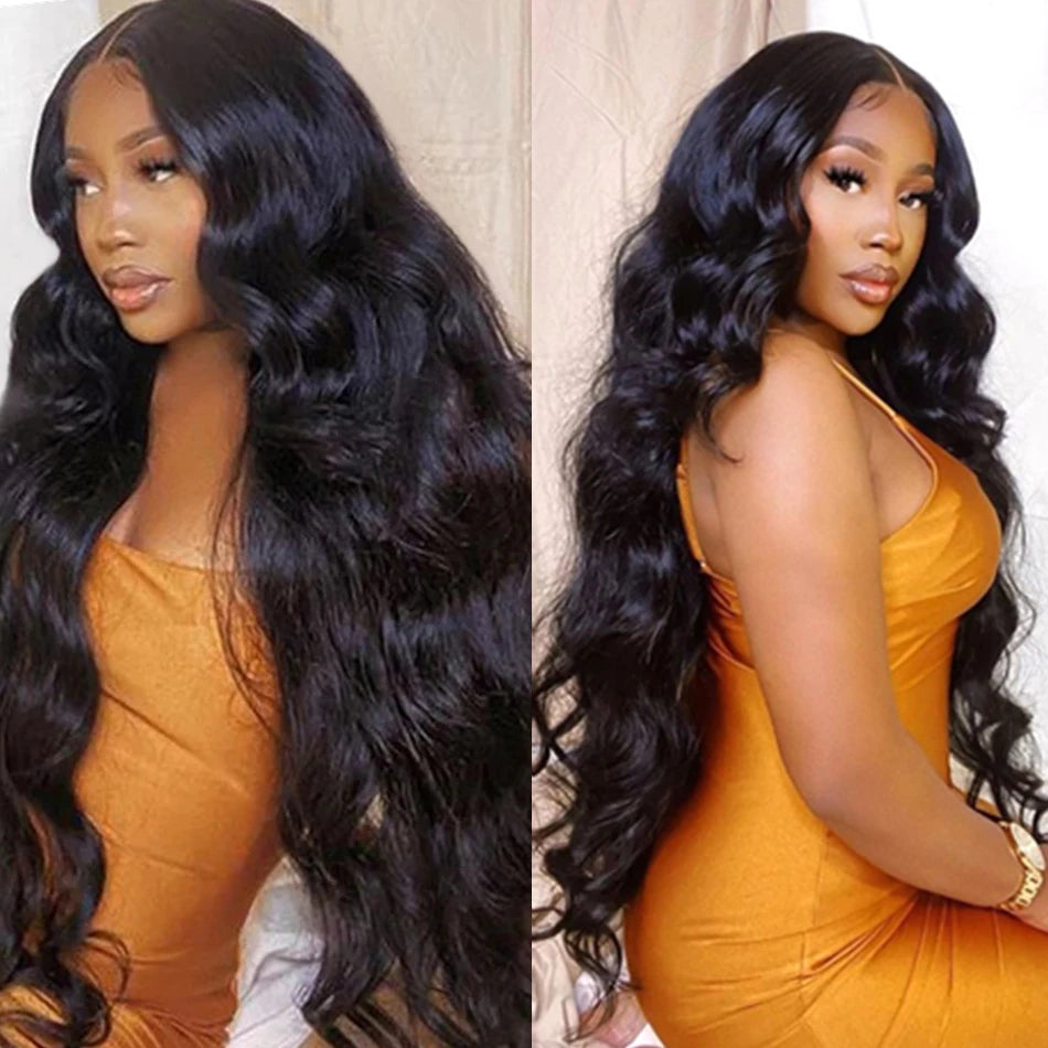 13X4 Body Wave Lace Front Wig Human Hair Wigs for Black Women Brazilian Pre-Plucked HD 4X4 5X5 Lace Closure Loose Deep Wave Wigs