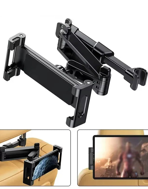 Load image into Gallery viewer, Car Tablet Holder, Headrest Tablet Mount Headrest Stand Cradle Compatible with Devices for Ipad Air Mini, Other 4.7-12.9&quot; Cell
