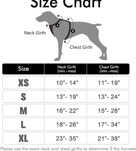 Dog Harness, No-Pull Pet Harness with 2 Leash Clips, Adjustable Soft Padded Dog Vest, Reflective Outdoor Pet Oxford Vest with Easy Control Handle for Large Dogs, Black