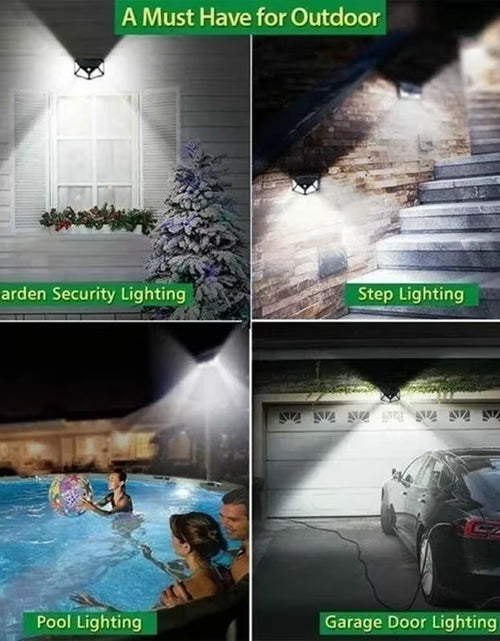 Load image into Gallery viewer, LED Solar Lights 100 Leds PIR Motion Sensor Light Waterproof Solar Wall Lamp Outdoor Solar Lights for Garden Street Decorlight
