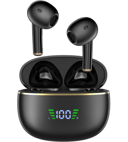 Wireless Earbuds Bluetooth Headphones 40H Playback LED Power Display with Charging Case, Bluetooth Earbuds for Iphone, Android
